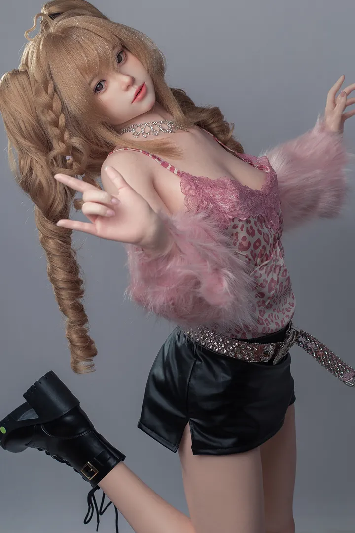 148cm (4ft10) B罩杯 頂級擬真 矽膠 性愛娃娃 Mia, ROS 头部 22b
